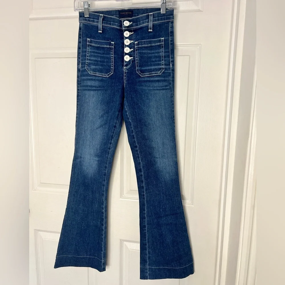 Ramy Brook Cindy Hi rise Flare Jean Sz 25